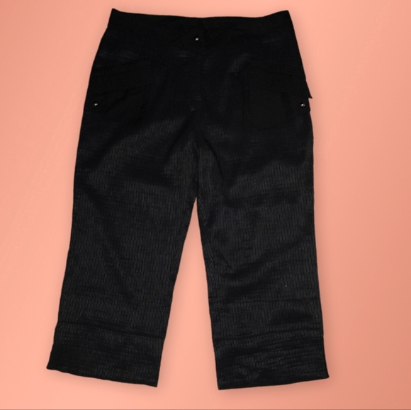 ❤️ Tango Mango Black Pants Sz 16 - Picture 1 of 7